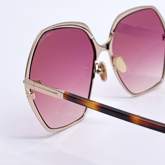 NEW TOM FORD FONDA-02 TF912 28T ROUND WOMEN’S SUNGLASSES TOM FORD FT0912/S - Picture 6 of 13